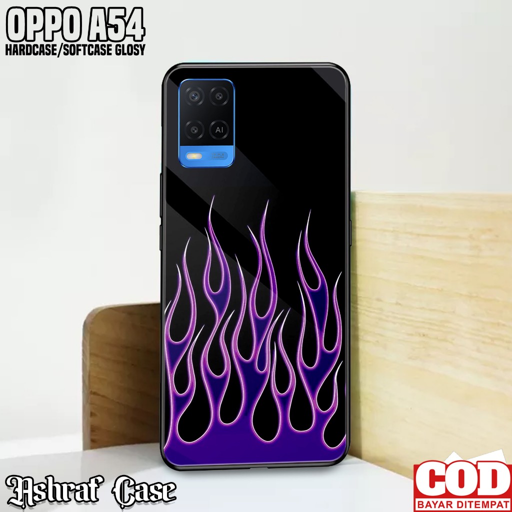 Case OPPO A54 - Casing Hp OPPO A54 ( FIRE ) Silikon Hp OPPO A54 - Softcase Glass Kaca - Kondom Hp OP