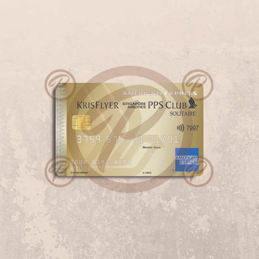 

[FAKE] AMEX KRISFLYER - Card Cover Skin Sticker - PLIATA Stiker Kartu ATM, E-Money, E-Toll