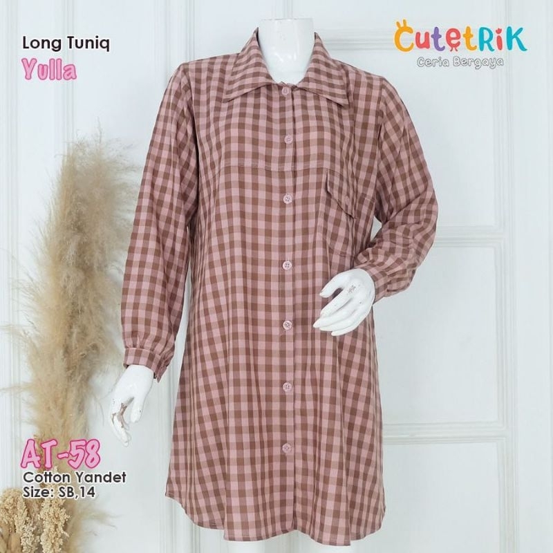 Tunik Atasan Anak Remaja 8-12 Tahun Cutetrik Yulla