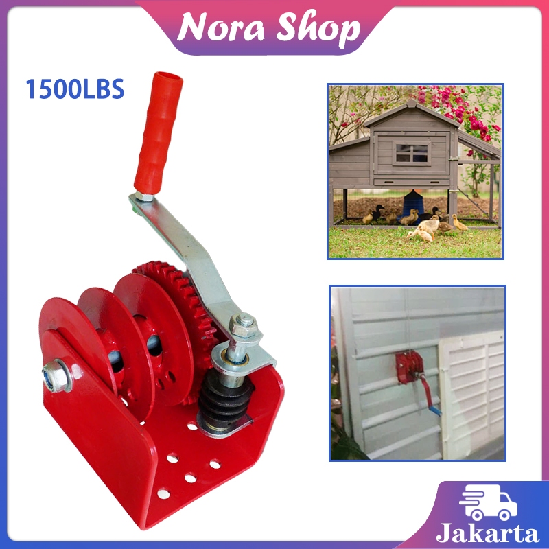 Hand Winch Katrol Manual 1500 Lbs Katrol Kerekan Katrol Sumur Katrol Mini Katrol Hand Winch