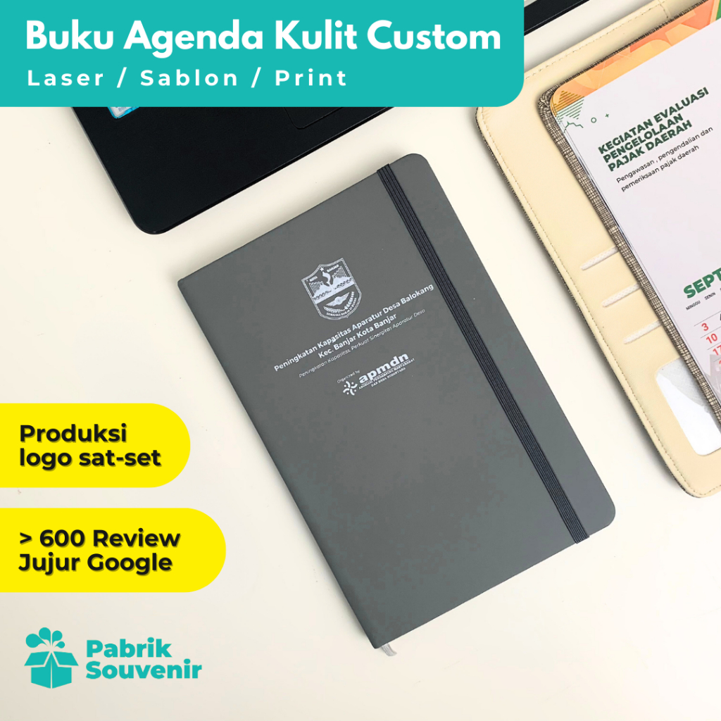 

[ ] Buku Agenda Kulit Custom PSAGT05 - Souvenir Promosi Notebook Seminar