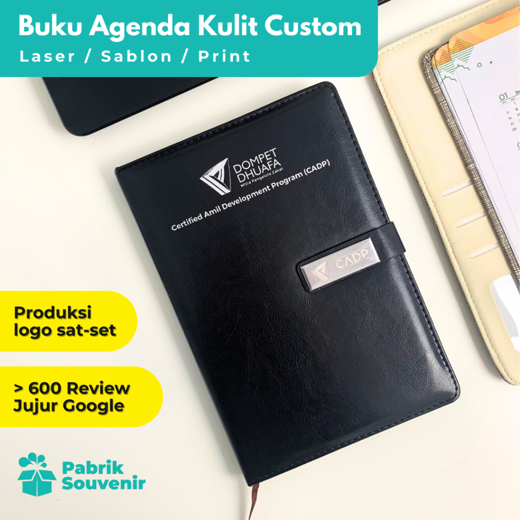 

[ ] Buku Agenda Kulit Custom PSAGT03 - Souvenir Promosi Notebook Seminar