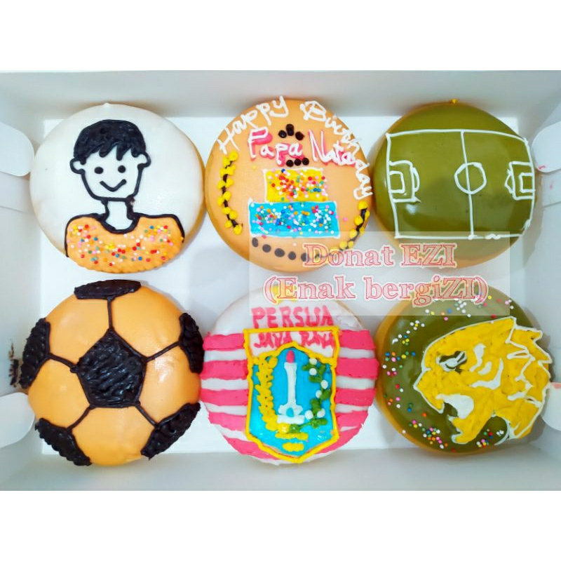 

Donat karakter Donat lukis isi 6 pcs