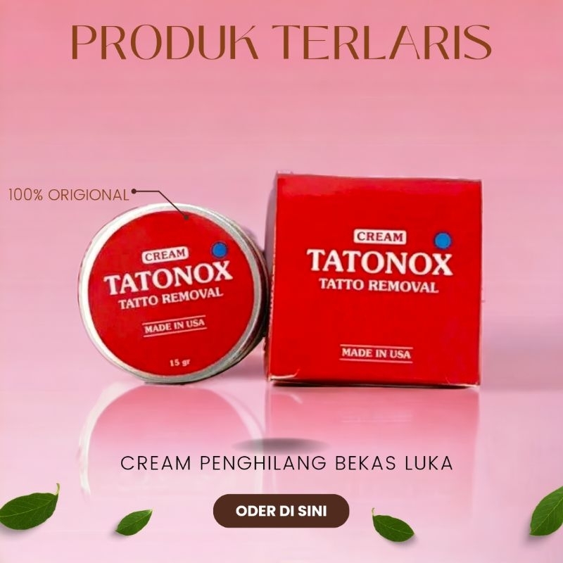TATONOX SALEP CREAM PENGHILANG BEKAS LUKA - GATAL EKSIM - ORIGIONAL