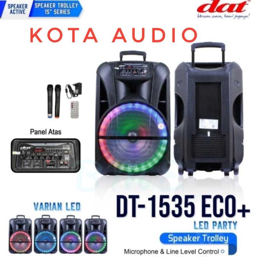 Speaker Aktif 15 Inch Portable DAT DT 1535 15 Inch Trolley DAT DT1535