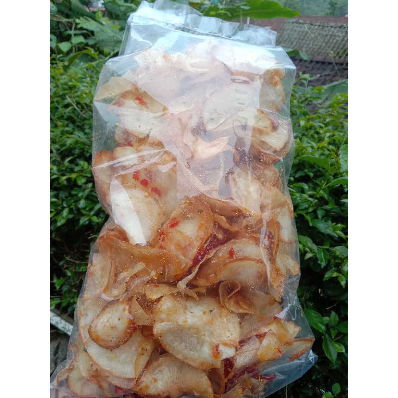 

(COD)KERIPIK SINGKONG PEDAS MANIS LENGKET 500g