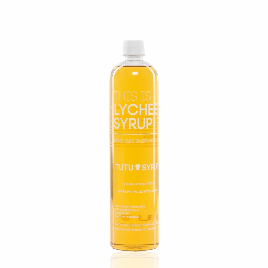 

Tutu Flavors Lychee Syrup 1000ml - Sirup buah Leci