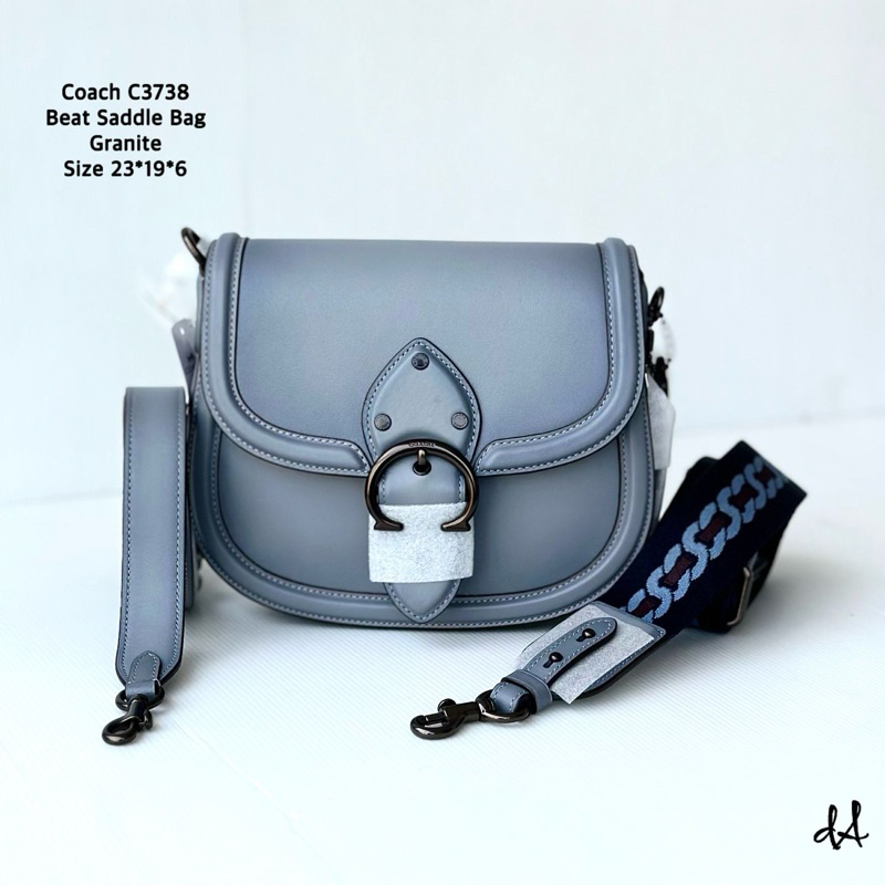 coach Beat Saddle crossbody Granite