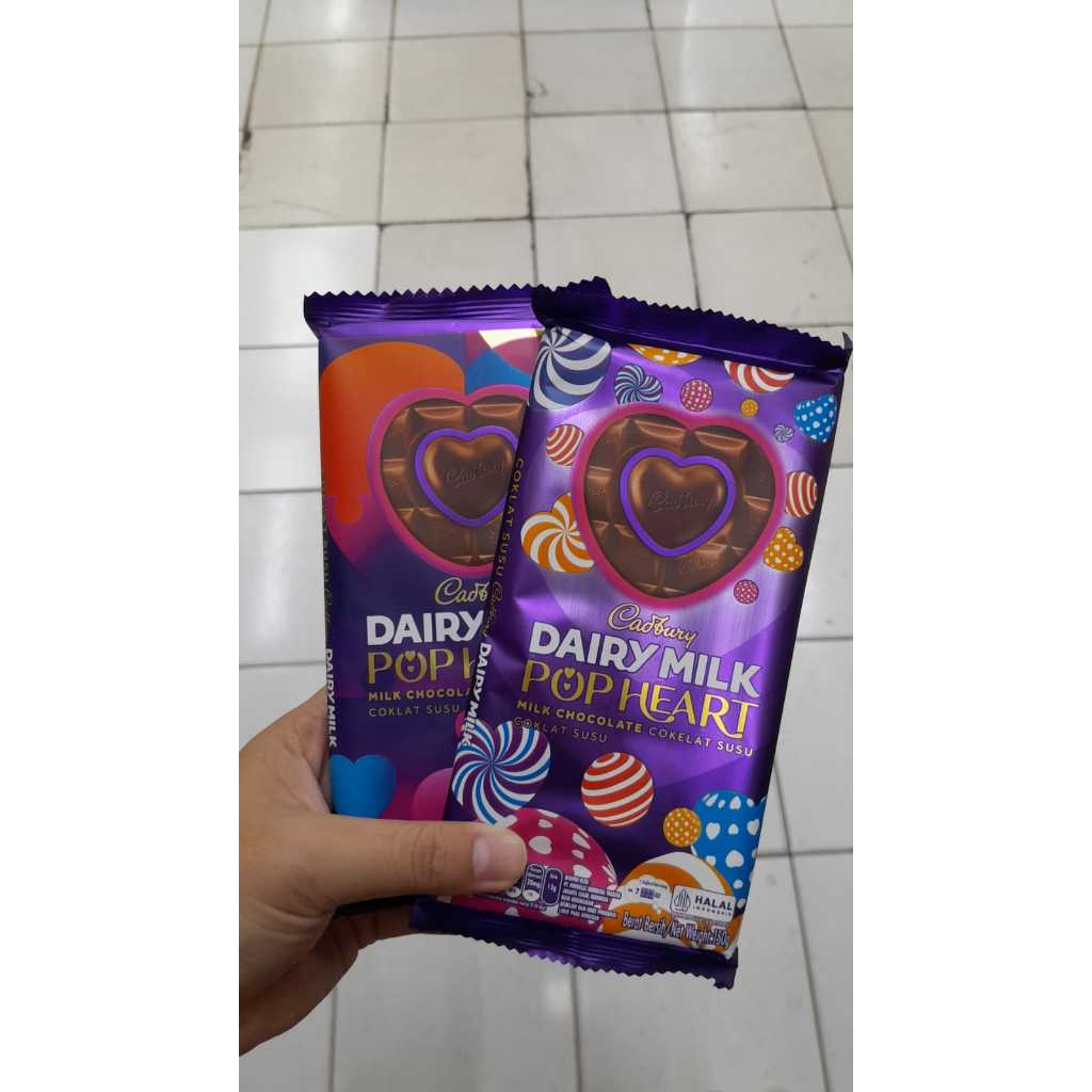 

COKLAT DAIRY MILK POP HEART