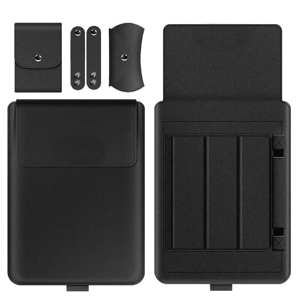 MH - Sarung Macbook Kulit + Stand Premium Leather Laptop Sleeve LE1301