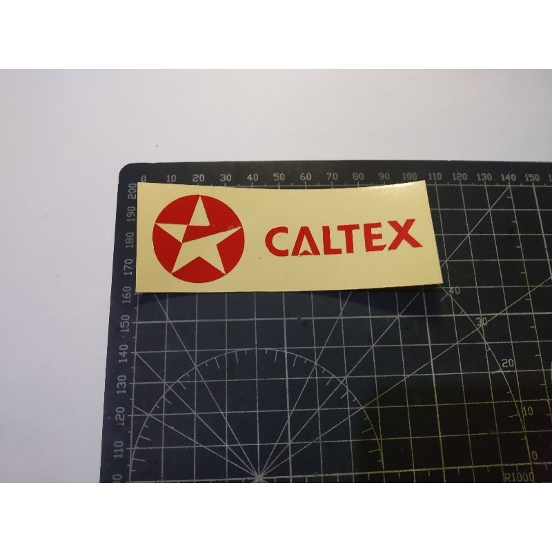 

cutting stiker caltex