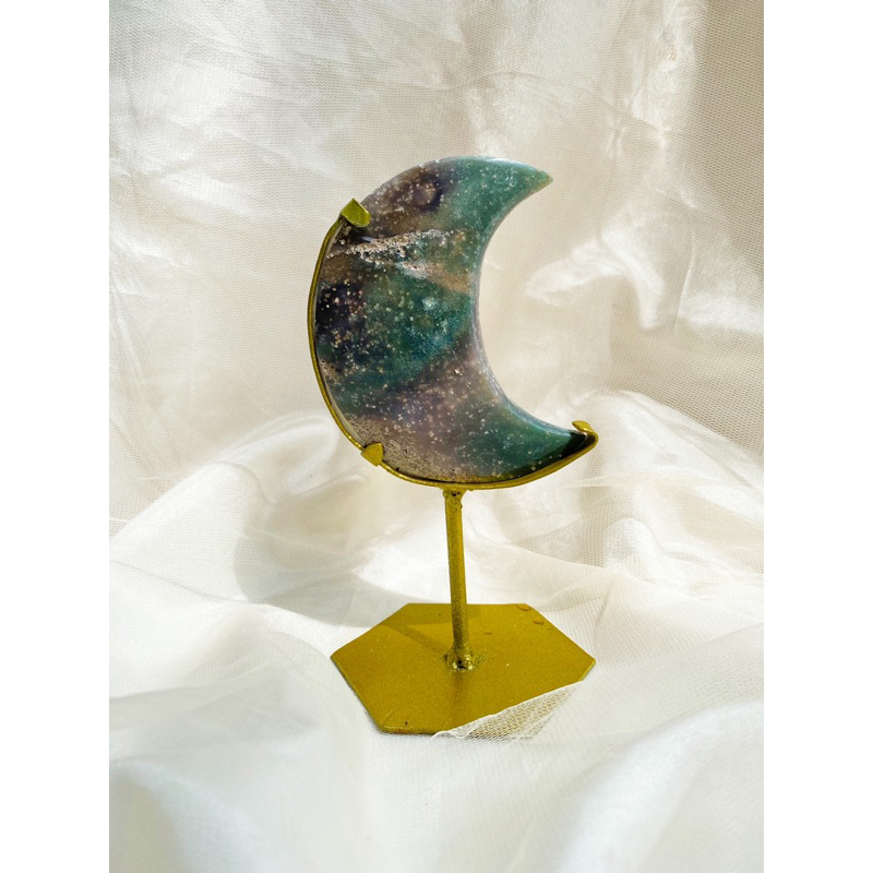 grape agate moon/kristal alam/crystal healing