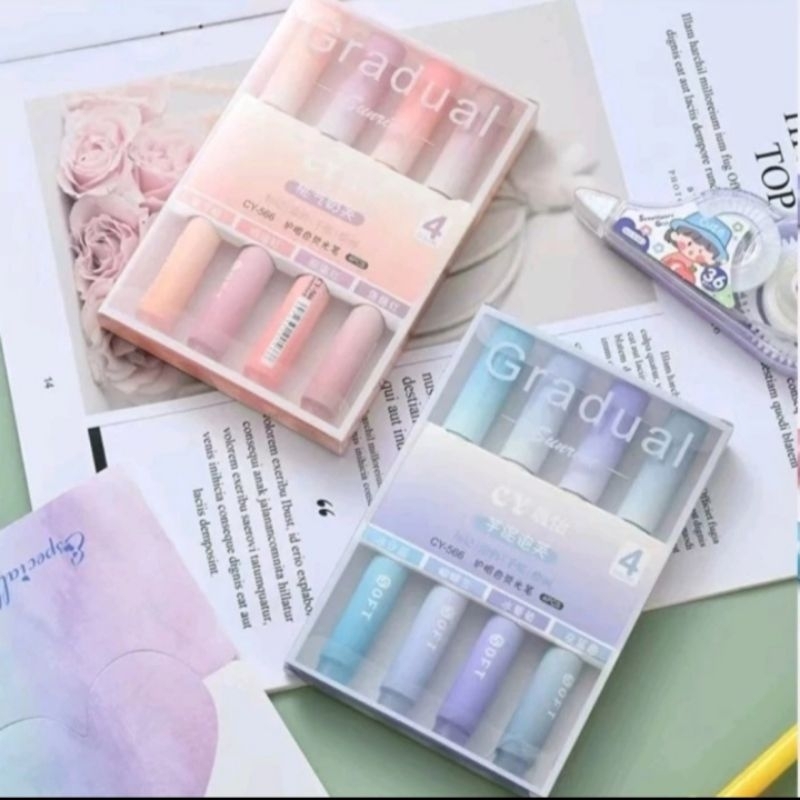 

YENYEN_ATK (HARGA 1 PCS) Highlighter Warna Pastel Terang Stabilo Warna Pastel