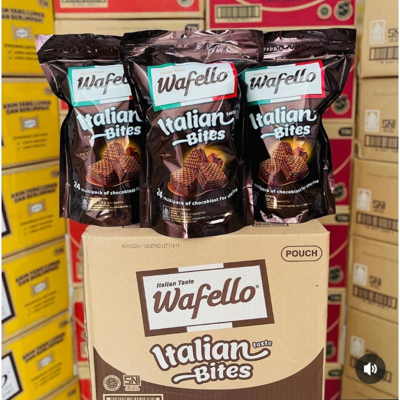 

WAFELLO ITALIAN BITES POUCH 234GR