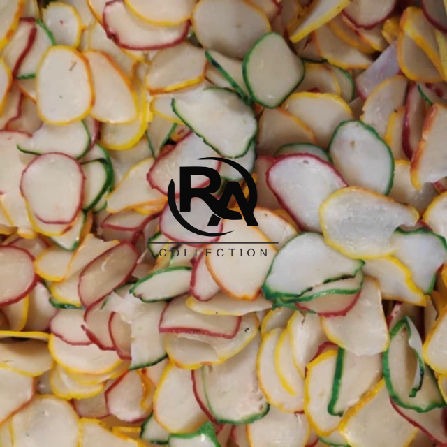 

Kerupuk Bawang Krupuk Warna Warni 250 Gram - Rafka Aulia Collection