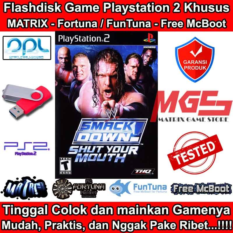 Flashdisk Game PS2 PS 2 WWE SmackDown Smack Down - Shut Your Mouth