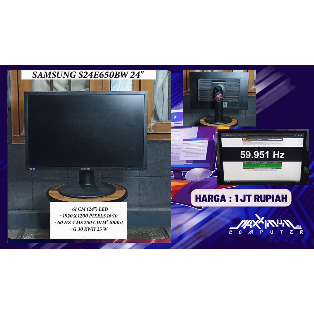 Monitor Samsung 24 inc