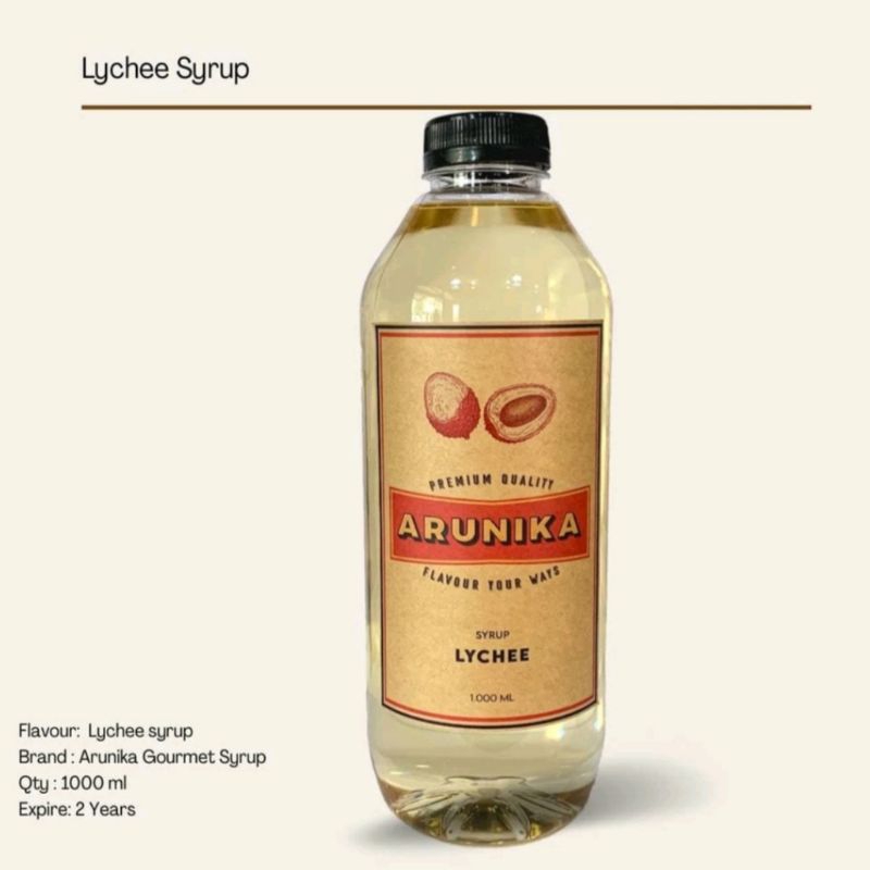 

Lychee Arunika Syrup 1 Liter