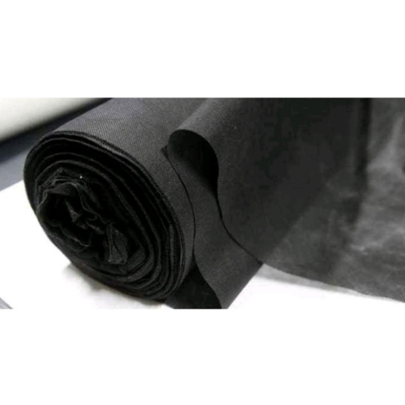 Kain Spunbond 20 GSM Meteran, Warna Hitam