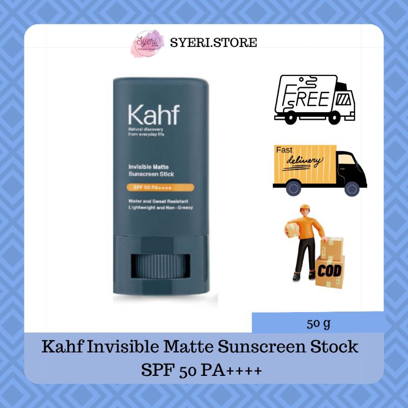 Kahf Invisible Matte Sunscreen Stick 22 g