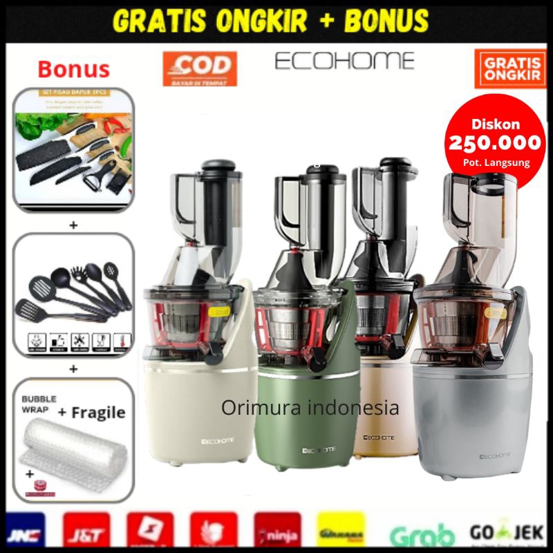 Ecohome Slow Juicer Big Mouth ESJ-999 BM - Ecohome Whole Slow Juicer ESJ999 BM