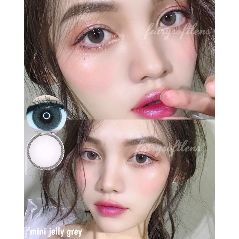 Softlens Kitty Mini Jelly Grey / Kontak Lensa