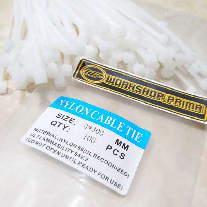Tali Kabel Tis Cable Ties insulock Insulok ripet 4 x 300mm 300 mm panjang 30cm 30 cm