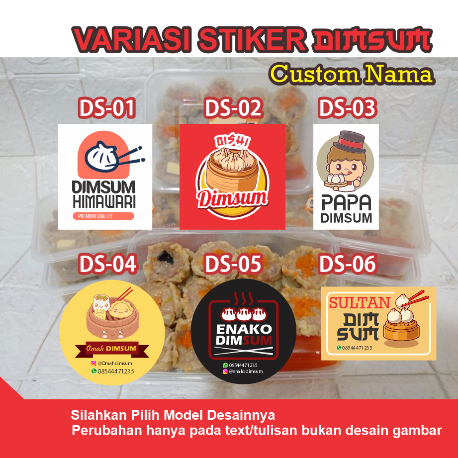 

Sticker Label Dimsum 1 Lembar A3 / Stiker Label Dimsum / Stiker Label Makanan / Sticker Label Makanan / Stiker Custome / Sticker Custome / Sticker Free Design / Sticker Murah / Stiker Murah / Dimsum