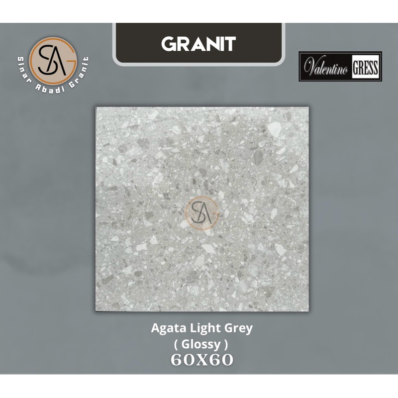granit 60x60 valentino gress  agata light grey