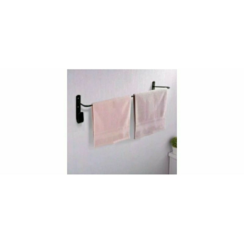 Gantungan baju besi panjang 80cm