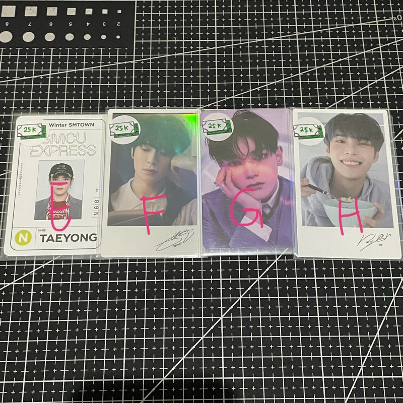 PHOTOCARD PC NCT 127 DREAM SG TC FAVORITE UNIVERSE JAEHYUN DOYOUNG TAEYONG JISUNG