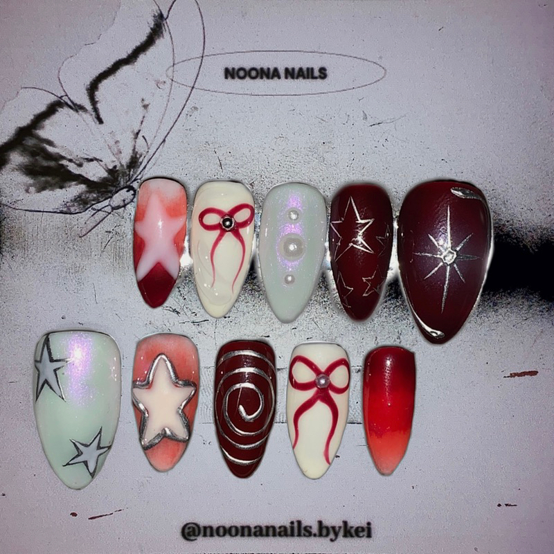 PRESS ON NAILS Y2K / KUKU PALSU Y2K / FAKE NAILS Y2K