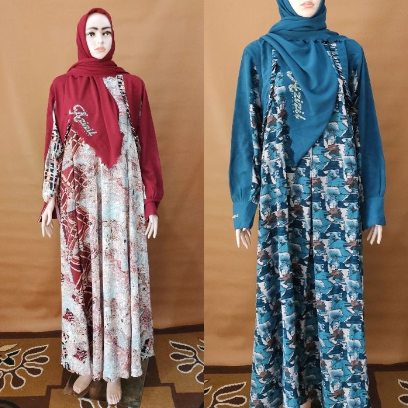 AZIZIL ORIGINAL setdung Gamis Hijab Gamis AZIZIL ORIGINAL gamis oneset
