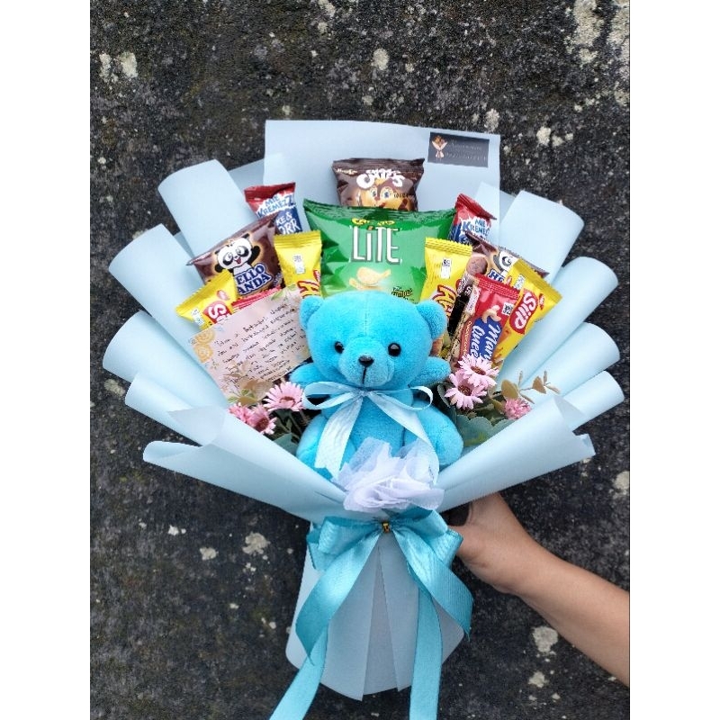 

buket snack buket jogja hand bouquet