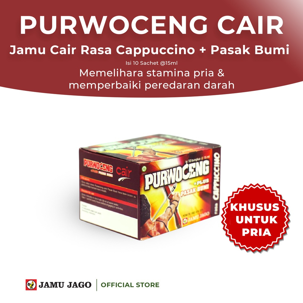 Purwoceng Plus Pasak Bumi Jamu Cair Membantu Meningkatkan Stamina Pria