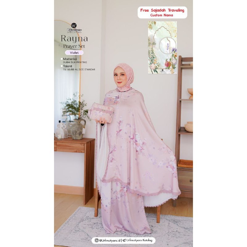 Urfimutiyaro- Mukena Set Sajadah Rayna Prayer Set
