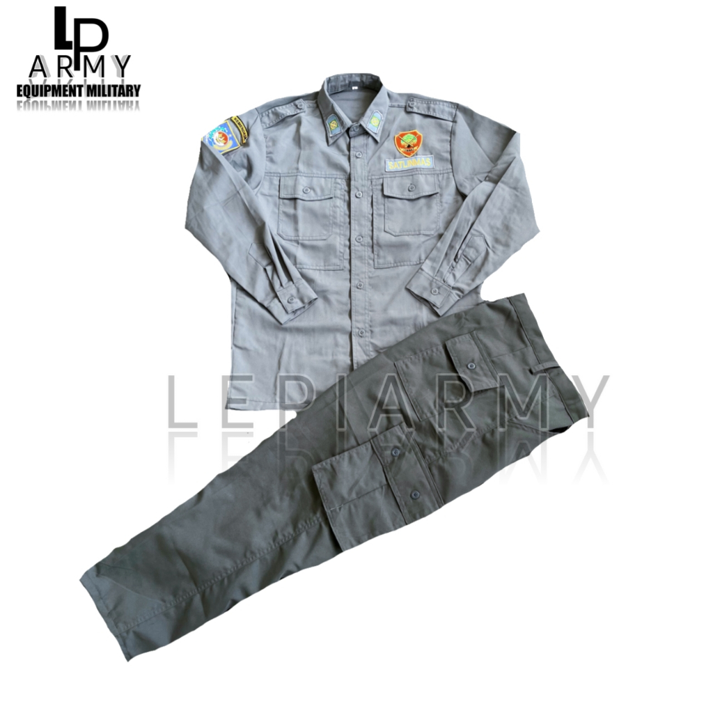 SERAGAM SATLINMAS STELAN HANSIP PDL LINMAS TERBARU / BAJU LINMAS /KAOS LINMAS /STELAN HANSIP