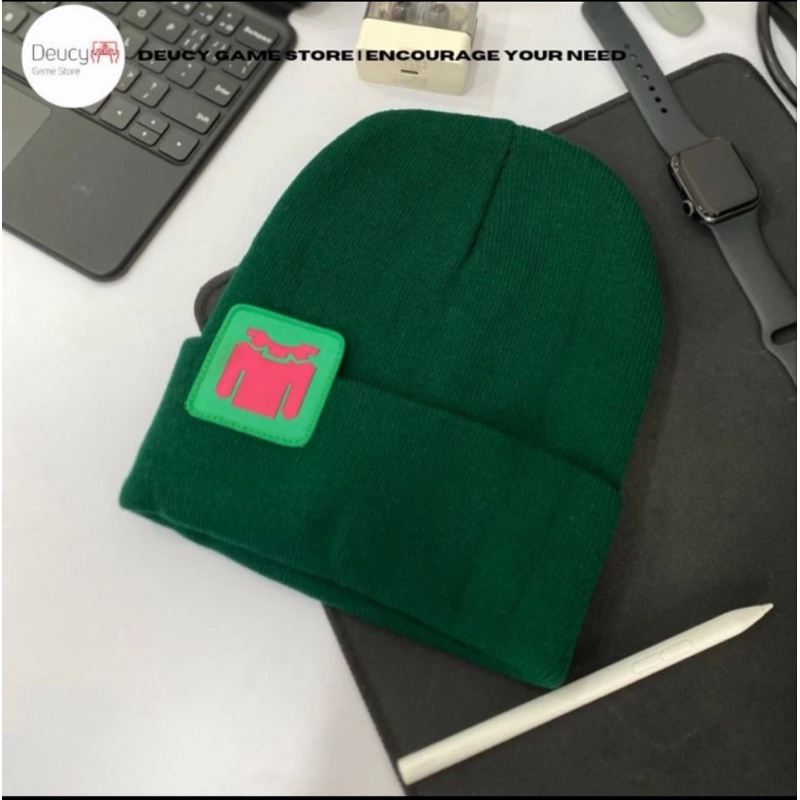 Beanie Valorant Killjoy Cosplay - Kupluk Hijau Valorant Killjoy Untuk Cosplay
