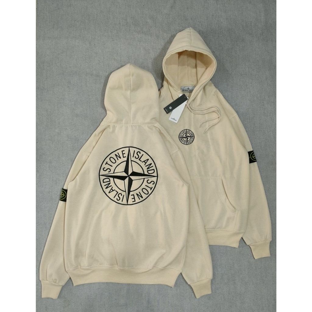 Hoodie Jumper Stone Isand (Bordir) Size M-Xl / Hoodie Distro Premium Unisex Pria Wanita