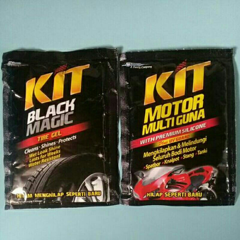 ~MOS~ Kit Motor Multiguna. Kit Black Magic. Kilap dan Melindungi Body dan Ban Motor