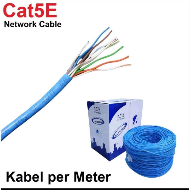 Kabel UTP CAT5e 1.5M Kabel LAN UTP CAT 5e 1.5 Meter Kabel LAN ONT 1.5Mtr FTP