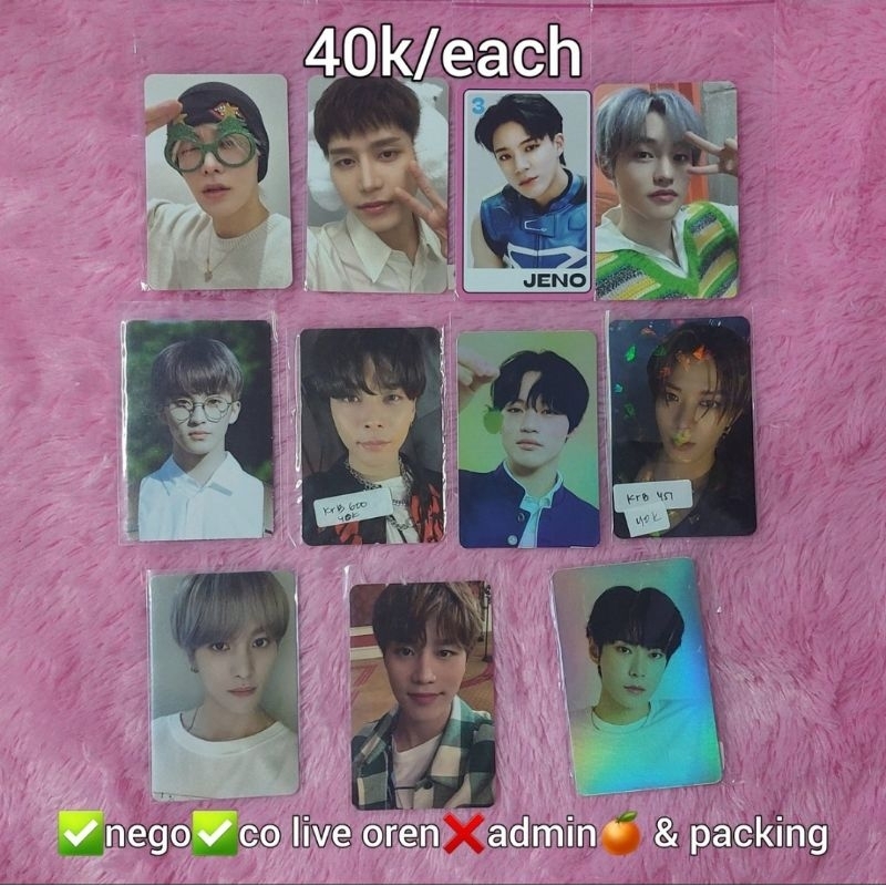 pc md nct 127 dream wayv yuta taeil jeno chenle mark johnny yangyang doyoung wts aab MD poca 포카 양도 t