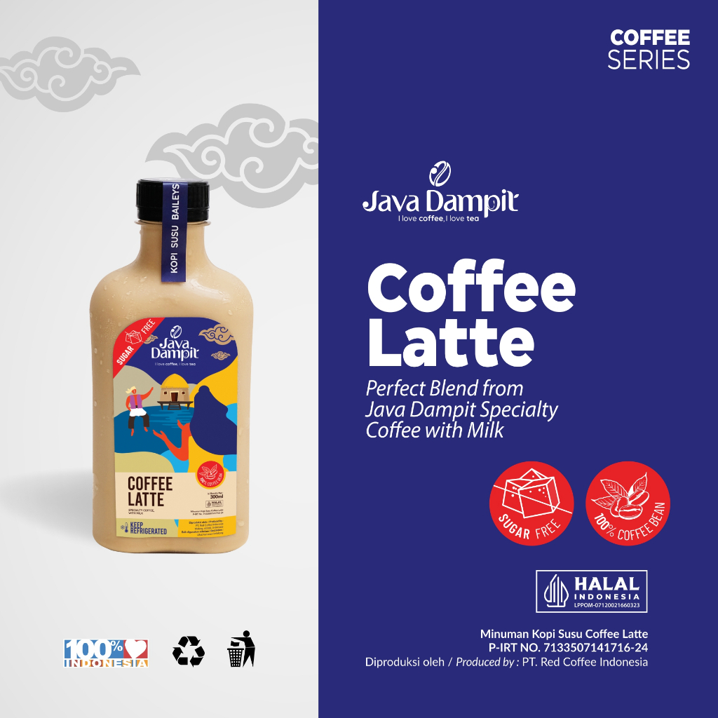 

COFFEE LATTE READY TO DRINK SIAP MINUM KEMASAN 300 ML