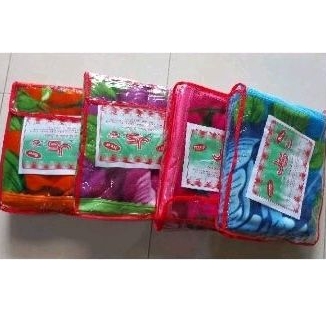 Tivana Home Selimut Bulu Halus Motif Karakter/Bunga Selimut Anak/Dewasa