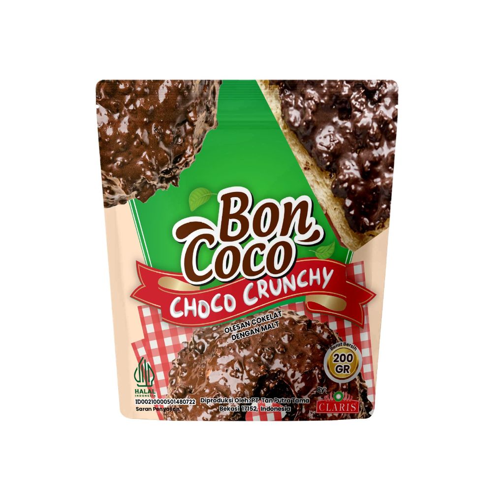 

Boncoco Choco Crunchy 200gr Kemasan Pouch / Selai Coklat Crunchy Enak MURAH