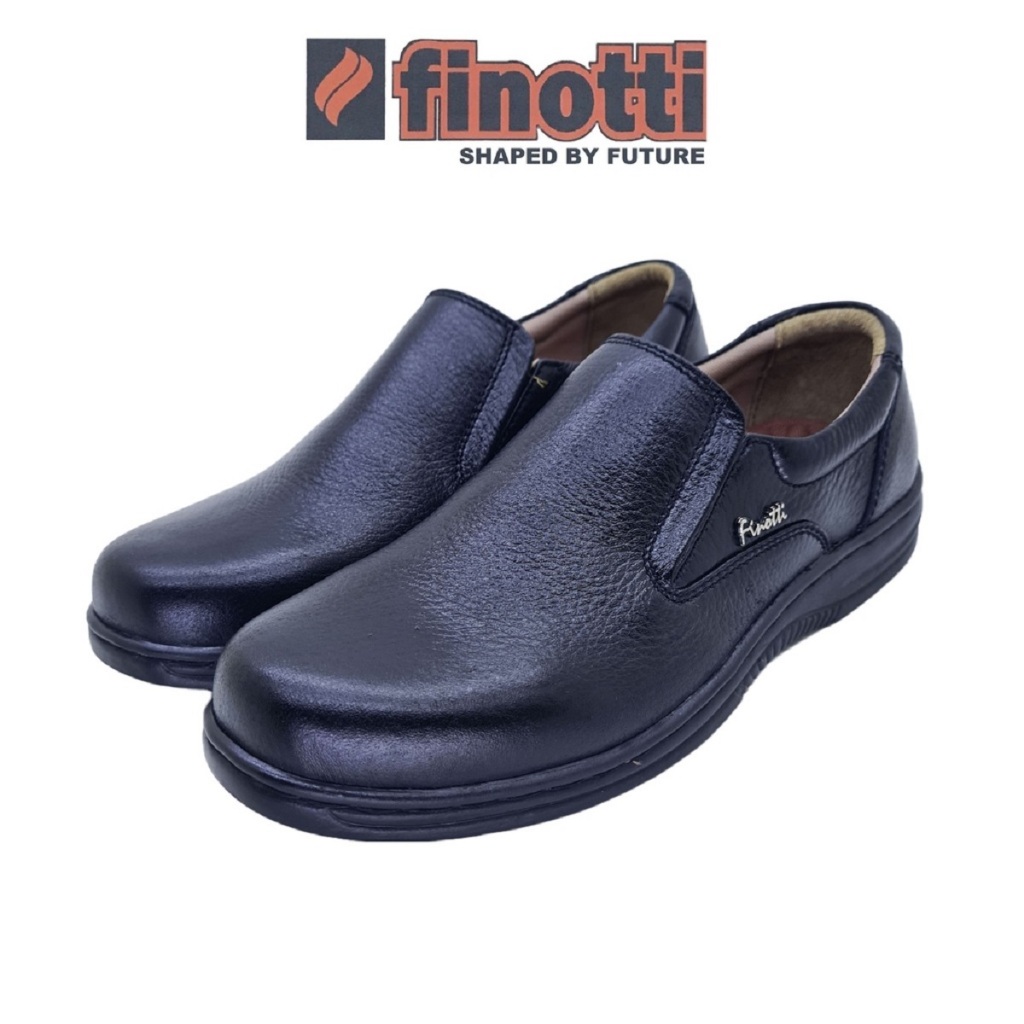Sepatu Pantofel Pria FINOTTI K 208 / Sepatu Kantor Cowok Kulit Premium Asli Original