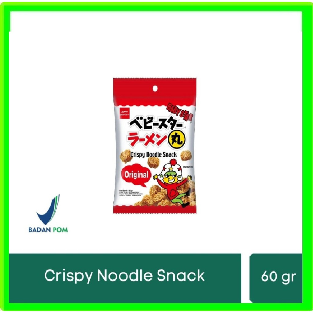 

OYATSU BABY STAR MARU 60gr Crispy Noodle Snack Maru Original