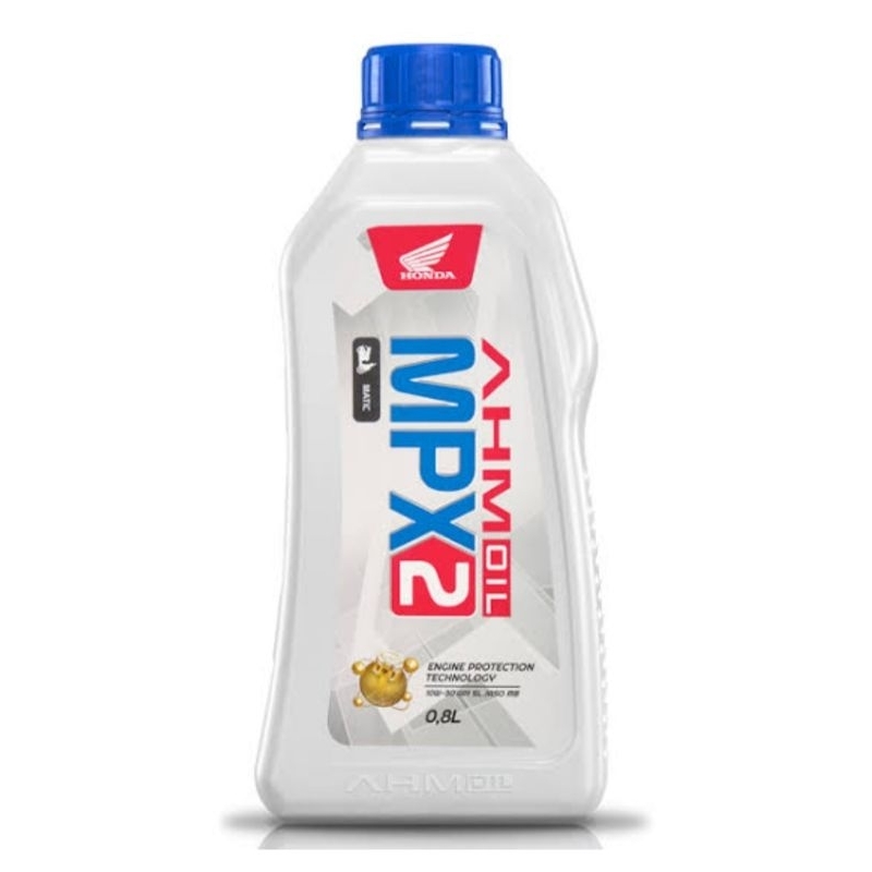 Oli MPX 2 AHM OIL MPX2 0,8 L 10w-30 API SL OLI MPX Original ASLI