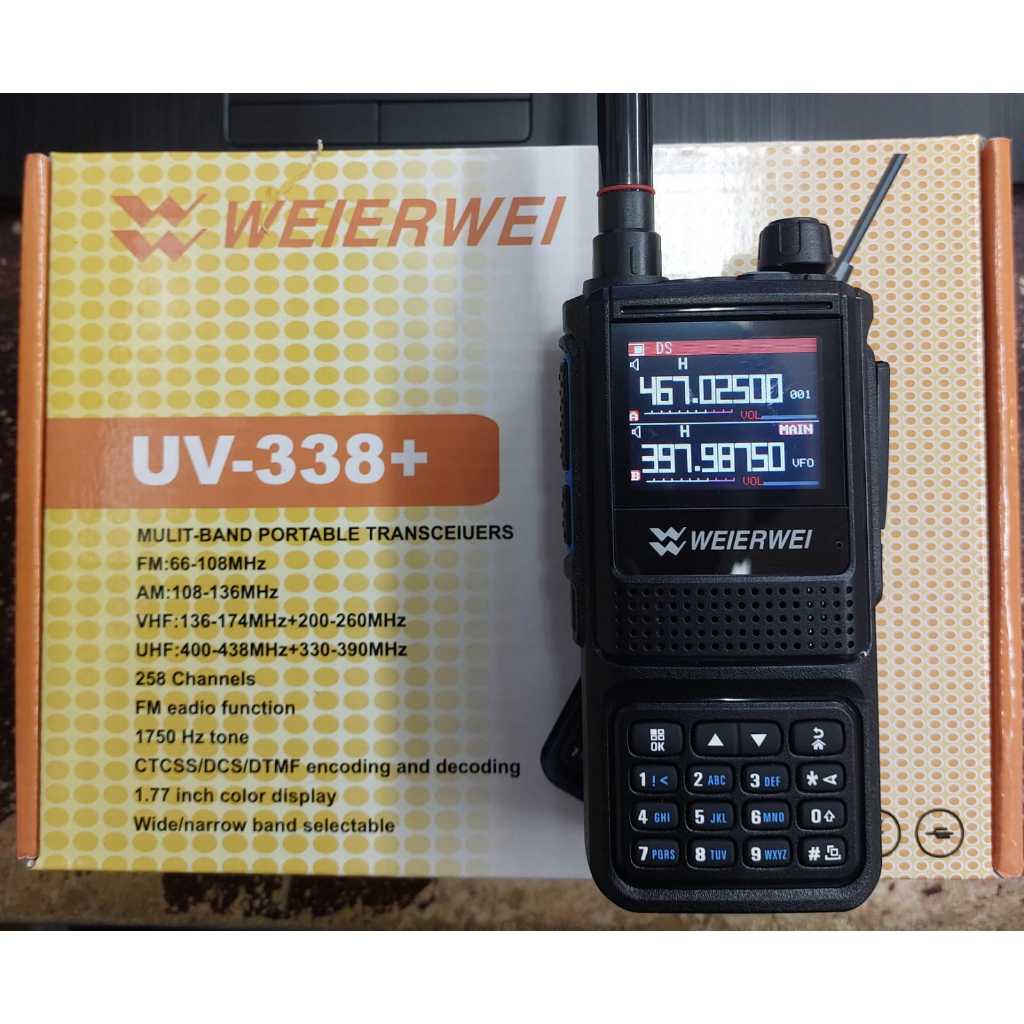 HT HANDY TALKIE WEIERWEI UV-338+ 4 BAND