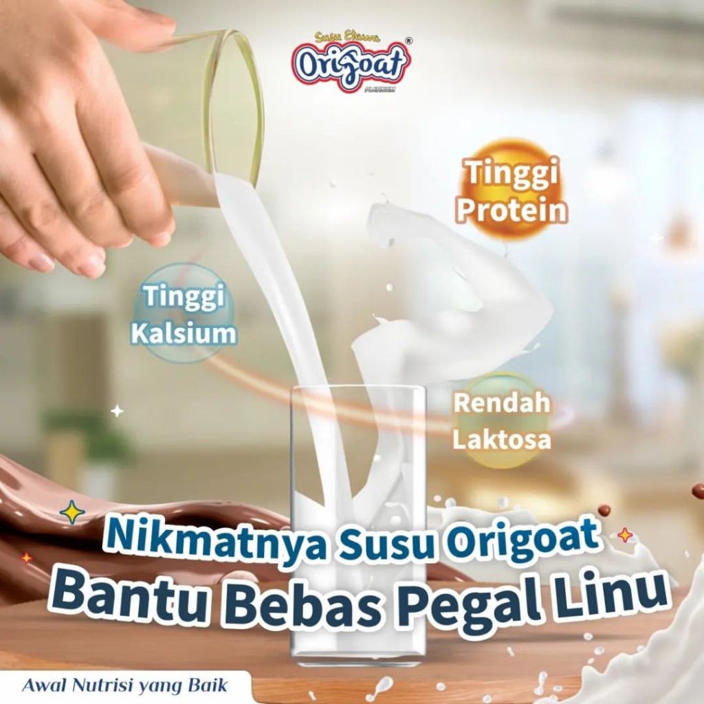 

Origoat Susu Kambing Etawa Platinum Asam Lambung Maag Pencernaan